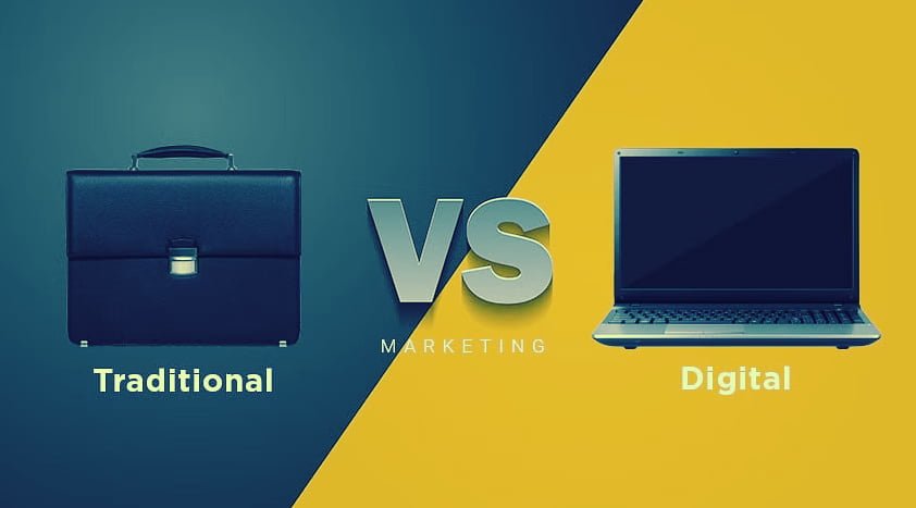 digital marketing vs traditional marketing d-tech-educate